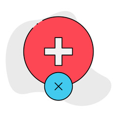 Add button single icon vector illustration