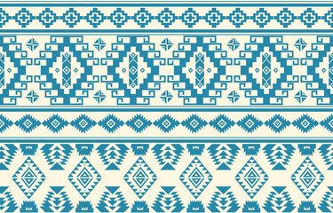 Native pattern american tribal indian ornament pattern geometric ethnic textile texture tribal aztec pattern navajo mexican fabric seamless Vector decoration fashion
