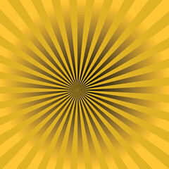 Fototapeta premium Abstract Bright yellow sun rays background.