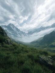 Fototapeta premium mountains in the mountains