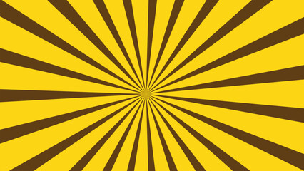 Bright yellow comic star burst background