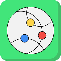 Globe single icon vector illustration