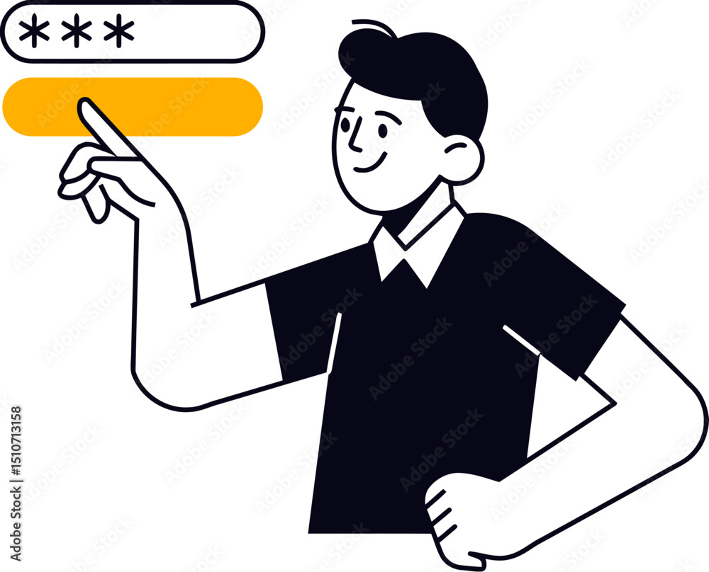 Poster how to create strong password security online login access account data protection authentication en