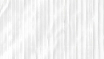 Sleek white translucent plastic sheet featuring a striped design on a smooth seamless background, flat papercut style. with white shades