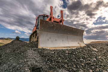 Heavy machinery for the construction