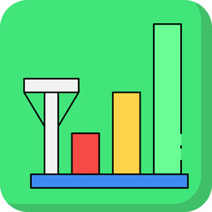 Signal strenth single icon vector illustration