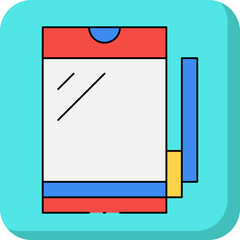 Smartphone single icon vector illustration