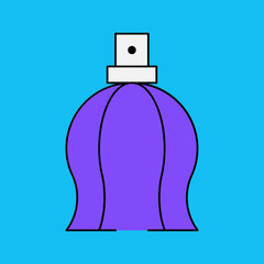 best ferfume single icon vector illustration