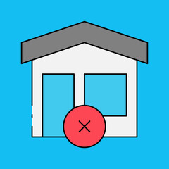 Home single icon vector illustration