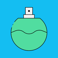 Palestine perfume single icon vector illustration