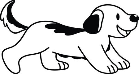 Obraz premium dog---vector-illustration (7).eps
