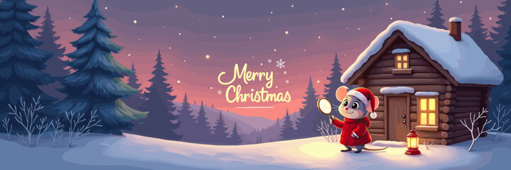 christmas music poster, christmas party poster, christmas poster background, santa poster, happy holidays poster, christmas poster greeting card, christmas, winter, holiday, landscape, illustration, x