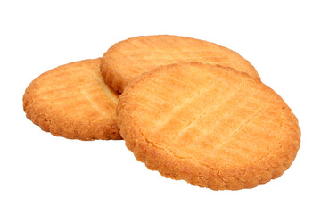 Biscuits sablés - Sablés nantais (France) / Fond transparent