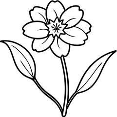 vector illustration of a flower