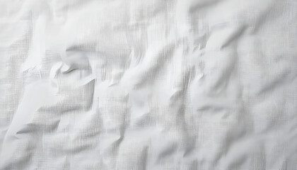 Abstract White Fabric Texture Background Subtle Wrinkles Design Element for Modern Projects