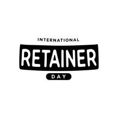 International Retainer Day Vector Illustration Banner Design