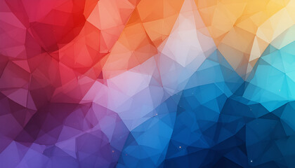 Vibrant Abstract Background with Colorful Geometric Polygonal Design Perfect for Presentations and Websites