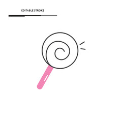 Lollipop Icon Vector Design.