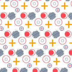 Colorful Seamless Pattern Set design