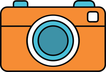 camera icon clipart vector on transparent background
