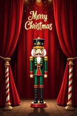 christmas music poster, christmas party poster, christmas poster background, santa poster, happy holidays poster, christmas poster greeting card, christmas, winter, holiday, landscape, illustration, x