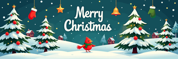 christmas music poster, christmas party poster, christmas poster background, santa poster, happy holidays poster, christmas poster greeting card, christmas, winter, holiday, landscape, illustration, x