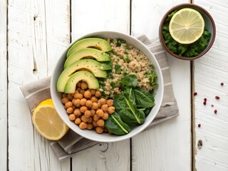 Fresh and Healthy Chickpea Protein Bowl