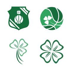 Clover logo icon design