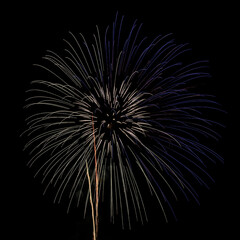 Obraz premium Closeup of fireworks exploding