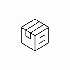 box parcel icon sign vector