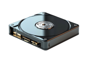 The heartbeat of memories A sleek hard drive preserving countless moments and dreams in on transparent background