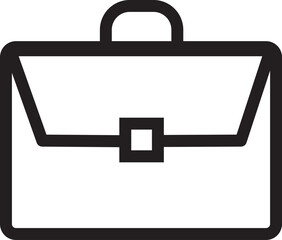 Professional Briefcase Icon  A Versatile Vector Graphic for Business and Corporate Designs