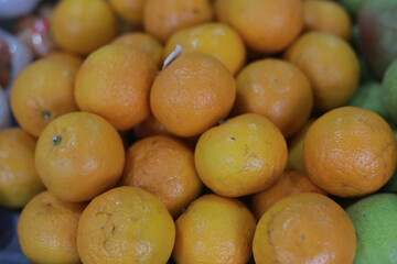 Pile of Yellow Balinese Mandarins