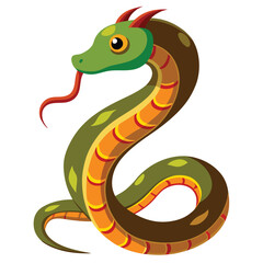 paithon vector image on white background