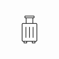 luggage suitcase icon sign vector