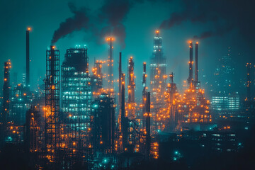 Fototapeta premium brainstorming session on how AI is contributing to climate change mitigation by improving energy efficiency in industries like manufacturing and transportation