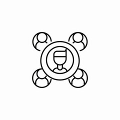 user interaction icon sign vector