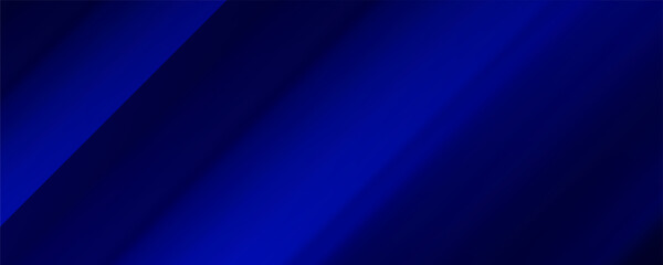 Fototapeta premium Dark blue background with abstract geometric elements. Wide banner.