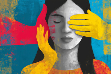 The Silent Scream: A poignant visual narrative depicting the pain and struggle of domestic abuse survivors, highlighting the urgent need for support and awareness.
