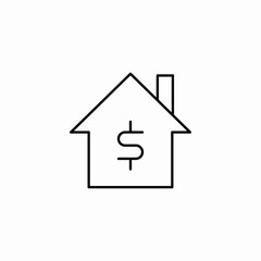 property value icon sign vector