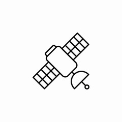 satellite transmission icon sign vector