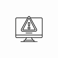 system alert icon sign vector