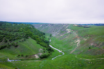The magic of nature, a green and beautiful landscape.