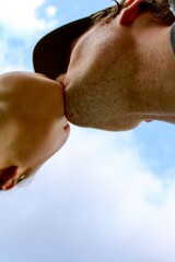 Fototapeta premium Couple Kissing