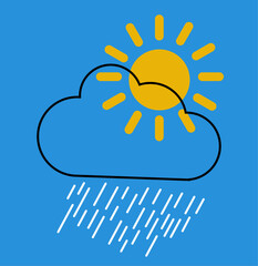 cloud and sun
