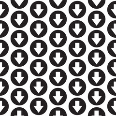 Seamless black and white pattern - minimalist design for fabric, wallpaper and digital backgrounds