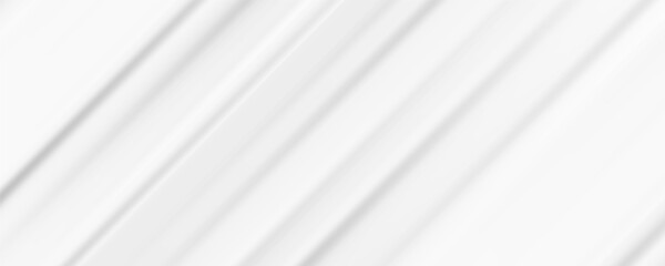 Obraz premium Abstract white background. Minimal geometric white light background
