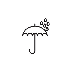 umbrella icon with a white background