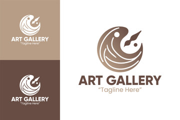 Bold Art Gallery Logo Design for Contemporary Art Spaces