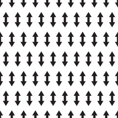 Seamless black and white pattern - minimalist design for fabric, wallpaper and digital backgrounds
